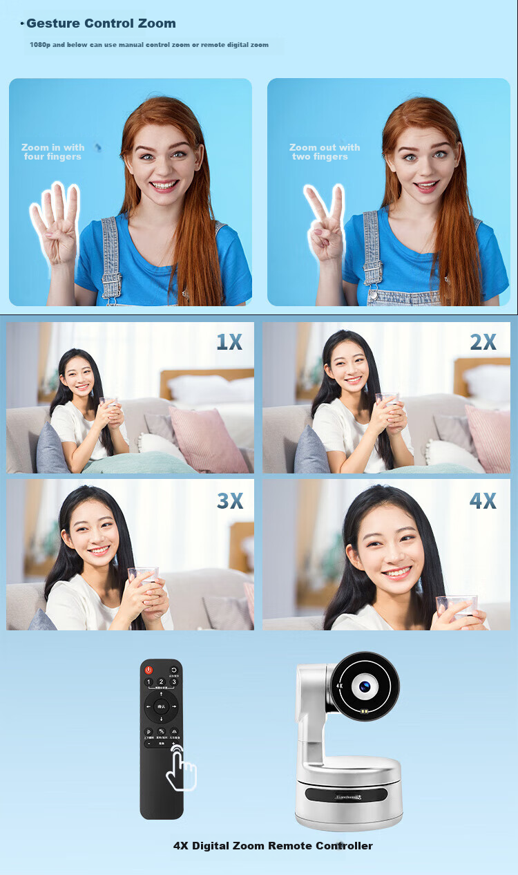 TCHD Video Tianchuanghengda TC-Ai X5 Pro, 4K Live Streaming Camera, Landscape Screen Entertainment Live Streaming Equipment Set, Beauty Filter for Streamers, High-Definition Livestreaming Studio Camera 5