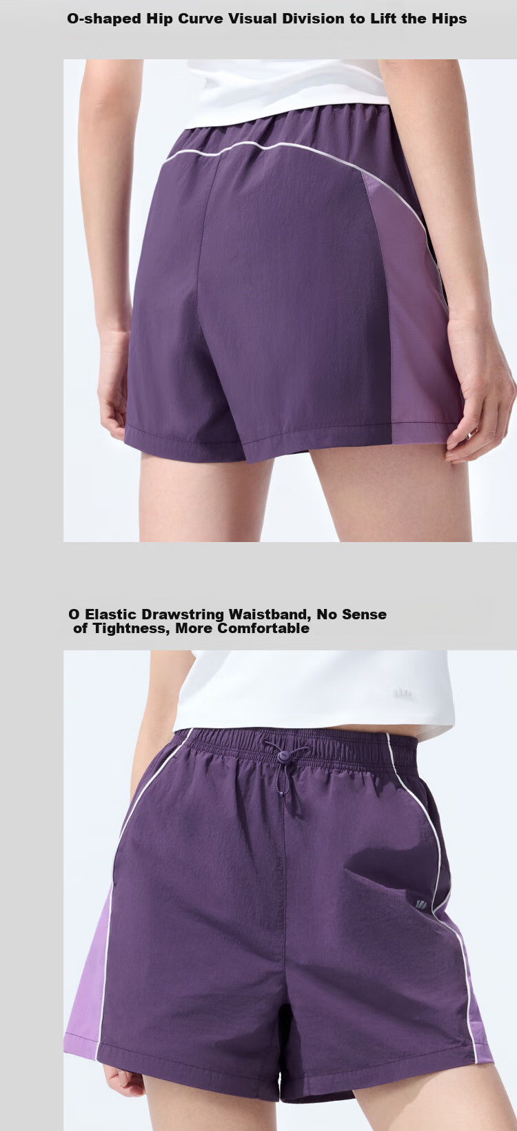 Beneunder Women's Lightweight Quick-Dry Outdoor Sports Shorts DS009 Spring Summer New Cold Sand Brown S 7