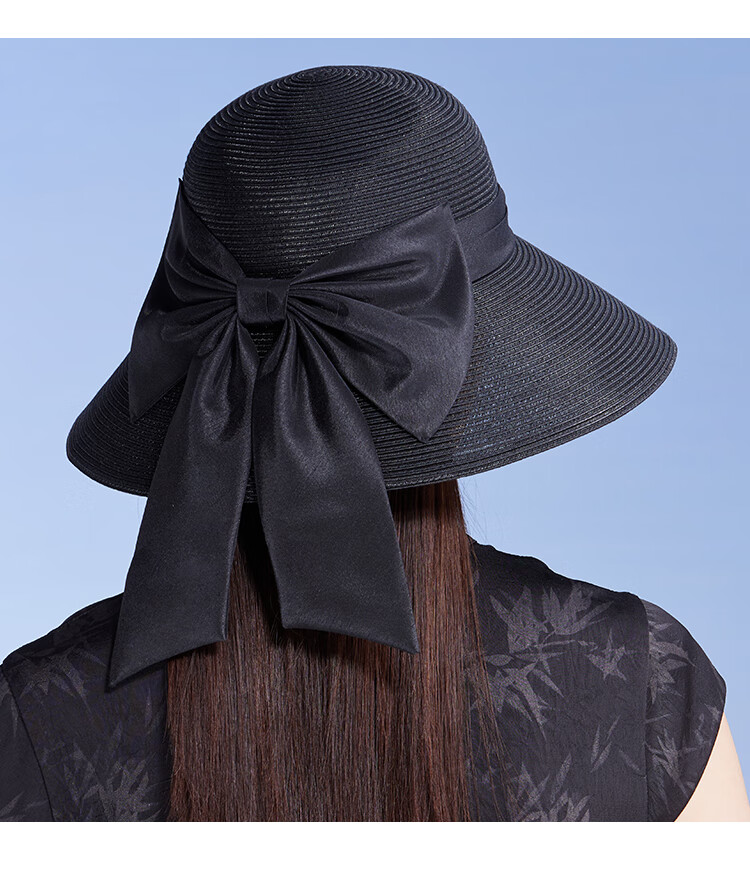 Shanghaigushi Women's Beach Hat, Seaside Sun Protection Hat with Wide Brim, Straw Hat for Travel And Outdoor Activities, Mid-Autumn Festival Gift 12