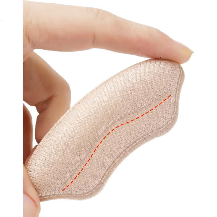 FOOTOPPO Heel Grips, Anti-Slip Heel Stickers, Anti-Friction Heel Pads for High Heels, Shoe Heel Wear Prevention Patches for Leather Shoes