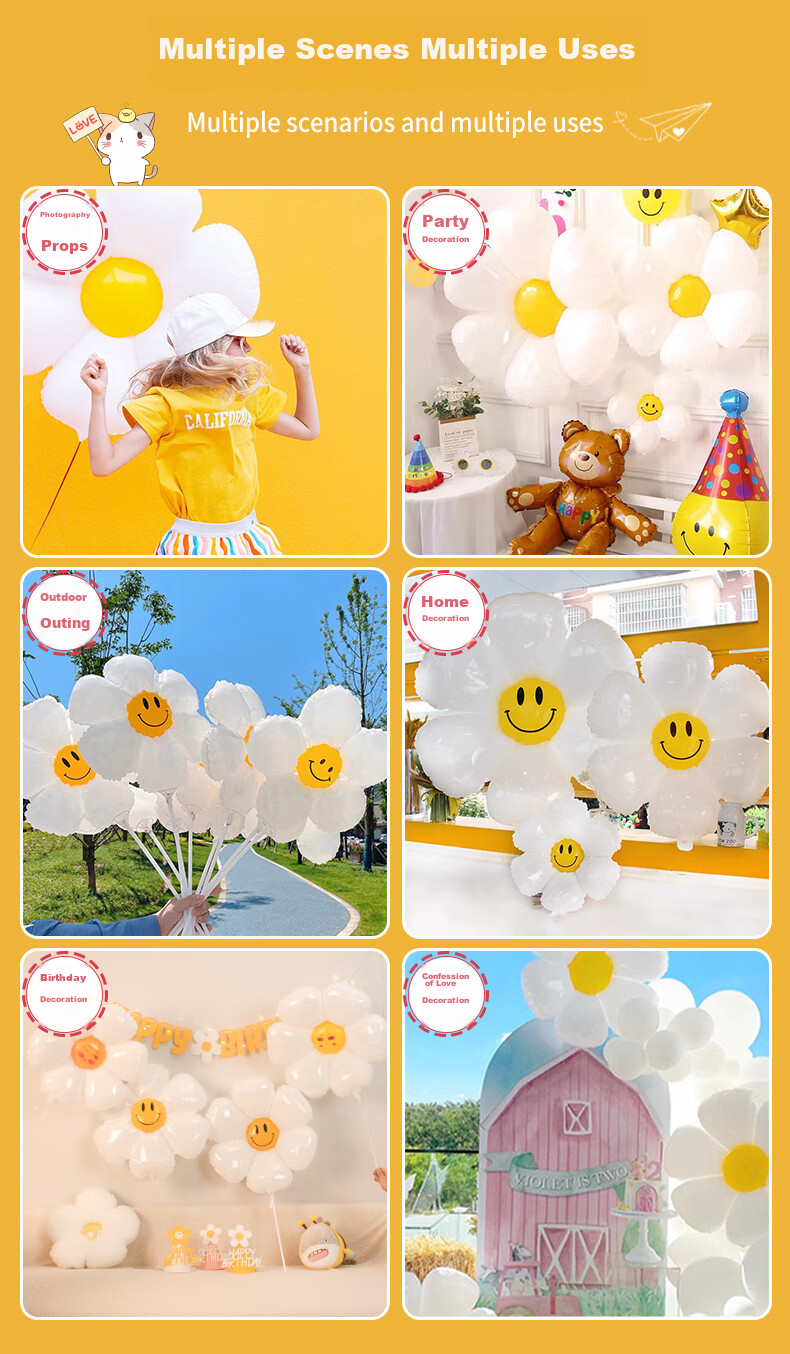 Kuyibao Car Trunk Surprise Gift Decoration, Boys Girls Children's Birthday Balloon, Creative Scene for Trunk 7