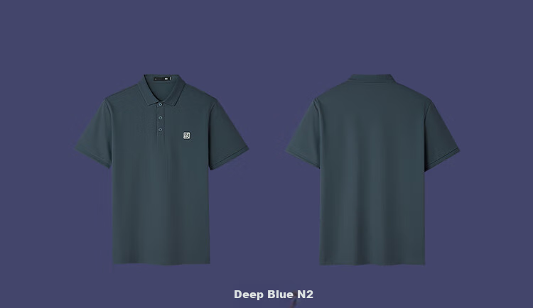HLA Short-Sleeve Polo Shirt for Men, Summer Three-Body Collaboration Series, Cool-Feeling Men's Summer Wear 14