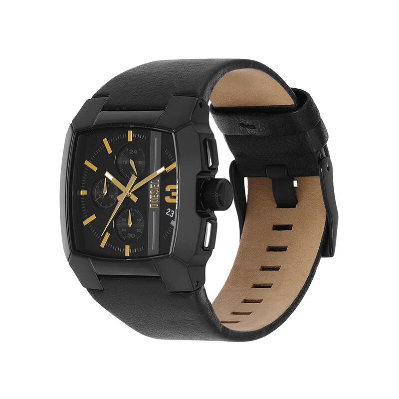DIESEL Men's Quartz Leather Strap Watch, Birthday Gift for Boyfriend DZ4645, Mid-Autumn Festival Gift 5