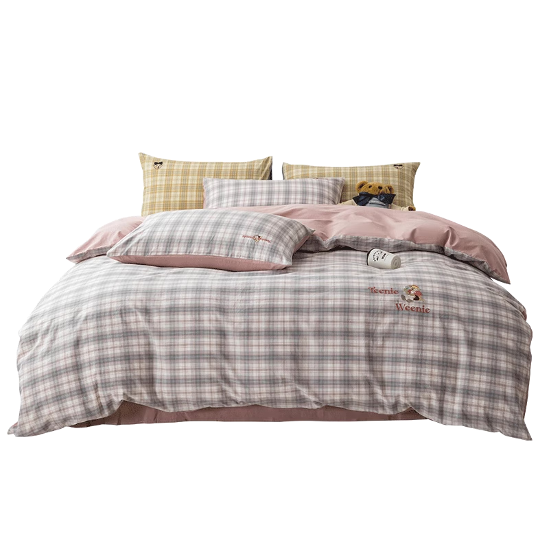 TEENIE WEENIE Single Cotton Duvet Cover, 100% Class A Pure Cotton, Single Piece, 180x220cm, Extra Large Single Bed Duvet Cover