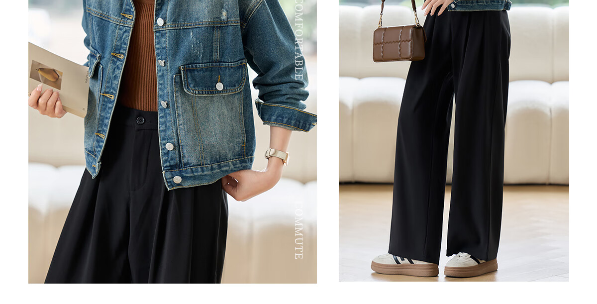 Pincai Women's Denim Jacket Trendy Retro Double Pocket Design Casual Versatile Top P53D006 6
