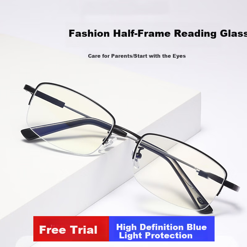 FESETE Anti-Blue Light Reading Glasses, Father's Day, Reading Glasses for Men And Women, Bifocal Reading Glasses with Blue Light Protection for Back-To