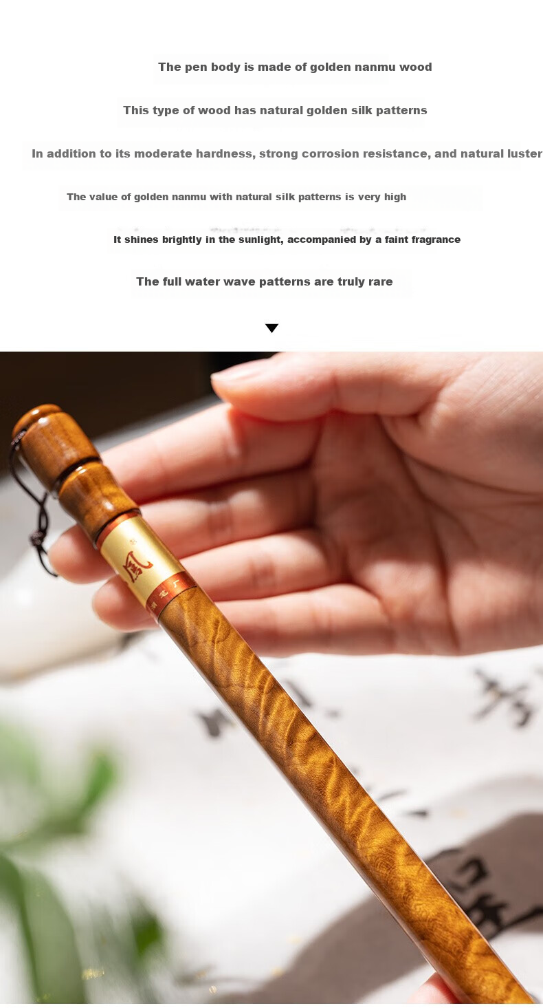 Huying Wolf Hair Brush, High-Quality Brush, Premium Calligraphy Brush Set, Shanjianhu Pen, Advanced Brush, Soft Brush Calligraphy Pen [Hongli Master Crafted] 2