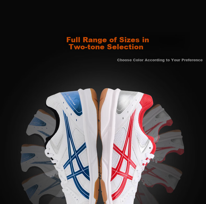Asics Table Tennis Shoes Badminton Shoes Indoor Comprehensive Zhu Lu Series 1053A034 1053A034-106 37 8