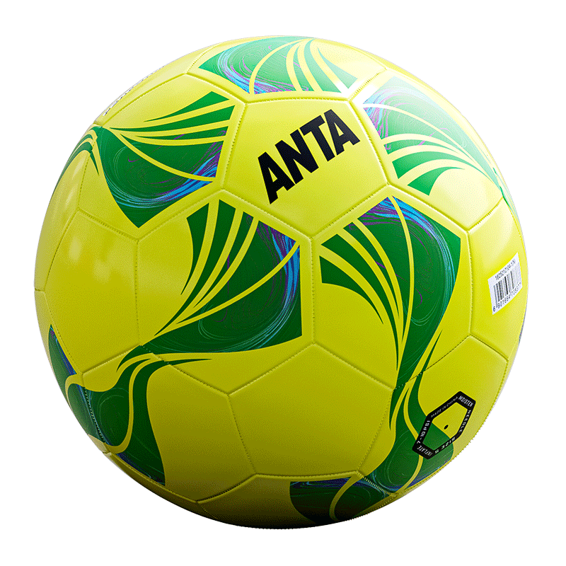 ANTA Soccer Ball Size 4 for Children, Teenagers, Primary School Students, High School Entrance Exam, Standard Training And Competition Ball, Yellow And Gree