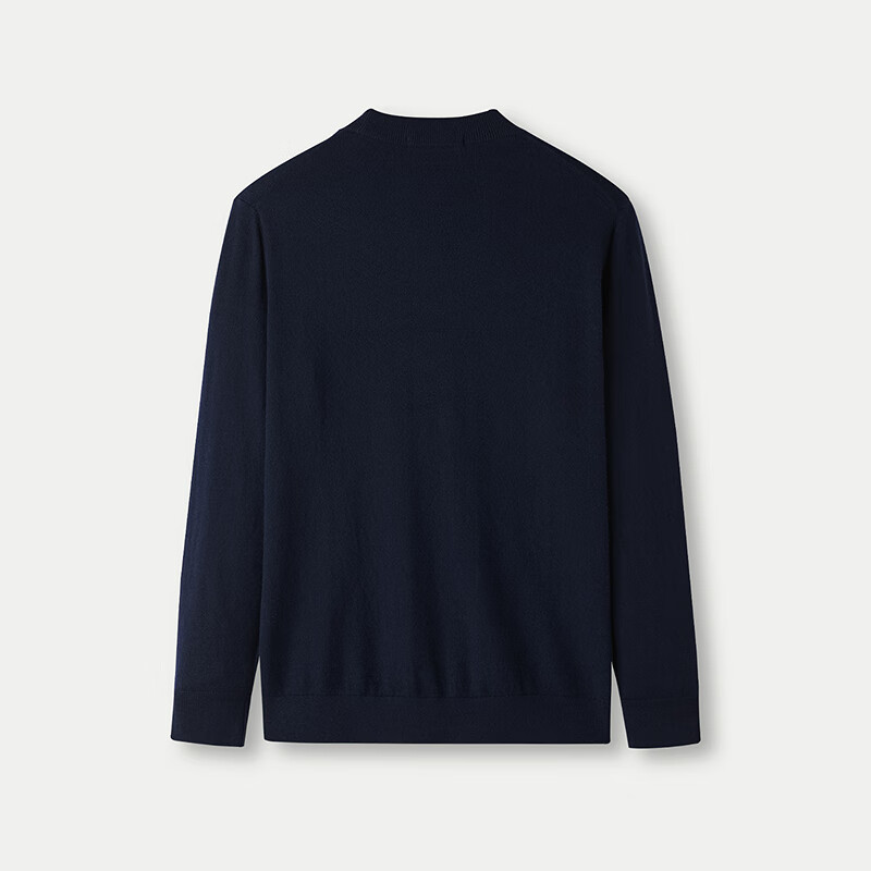 HLA Pure Wool Sweater for Men, Light Business Classic Series Knitted Sweater, Winter Wear for Me