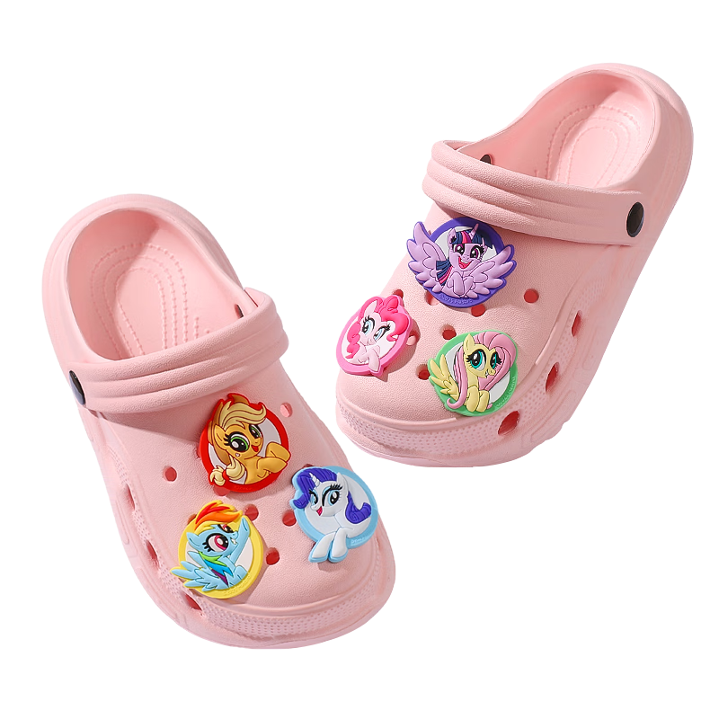 My Little Pony Kids Slippers Boys Girls Sandals Beach Shoes Pink Size 38-39