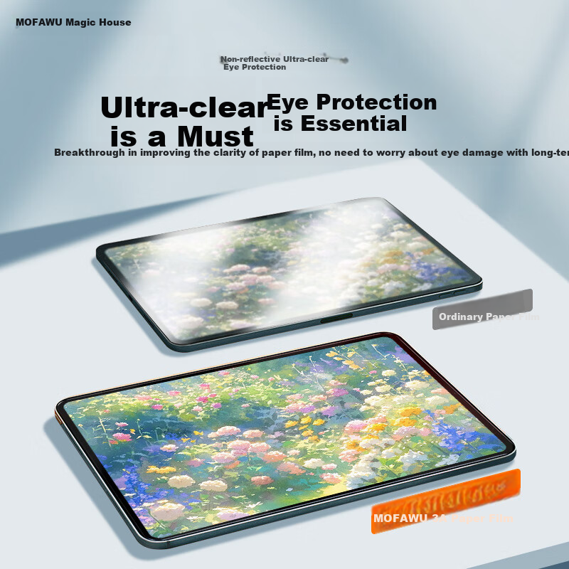 Защитная пленка Mofawu для iPad Air 6/7 11 дюймов, матовая, антибликовая, антибликовая, для письма