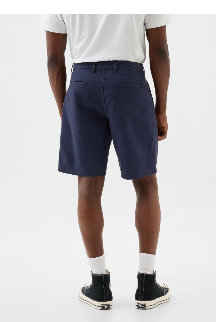 Gap Men's Classic Basic Twill Cotton Mid-Rise Straight Shorts Casual Pants US Version 866125 20