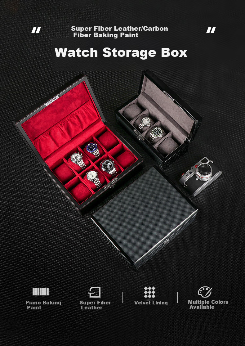 DrikLux Watch Box, Mechanical Wristwatch Case, Storage Box for Watches, Home Organizer Box, Gift for Elders, Husband, Birthday And New Year Present 1