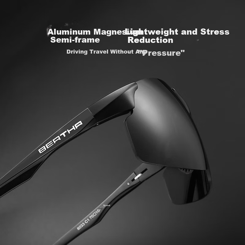 Bertha Polarized Sunglasses for Men, Day And Night Use, Photochromic, Driver-Specific, Outdoor Cycling Glasses 19