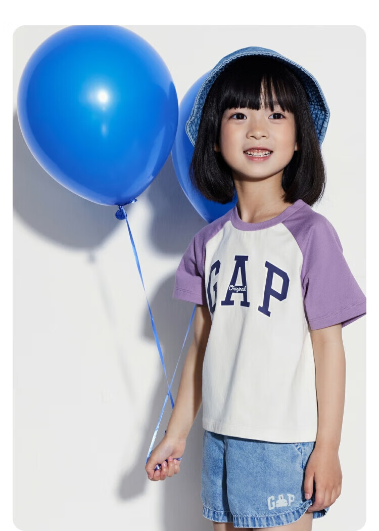 GAP Kids Unisex Summer Cotton Short Sleeve T-Shirt 838371 16