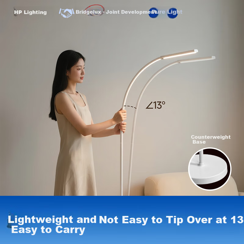 Huipu Floor Lamp Eye Protection for Living Room, Bedroom, Children's Study Room, Student Reading Desk Lamp, Piano Light, Freestanding Puli Guang