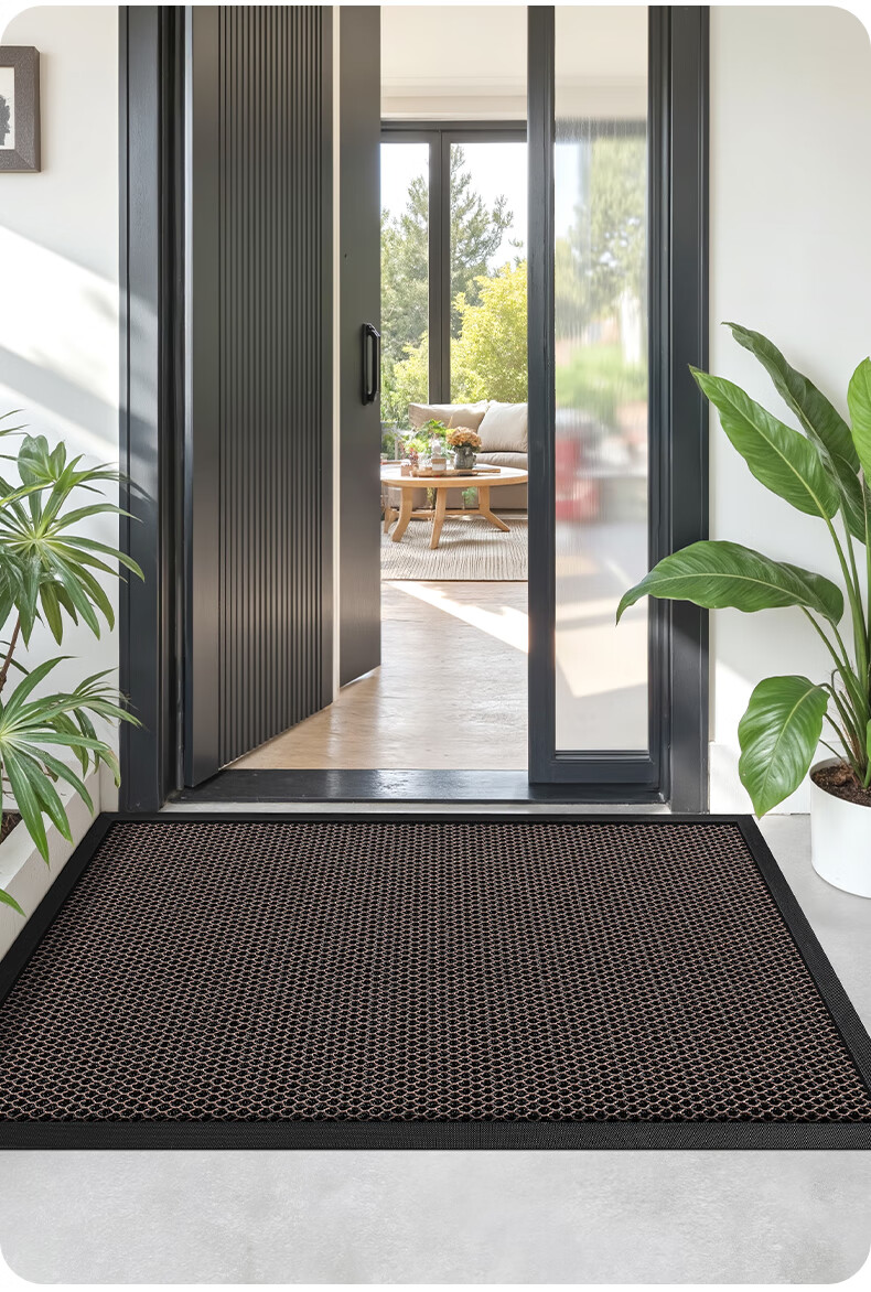 Dajiang Elastic Fiber Entrance Mat, Outdoor Doorway Foot Mat, High-End Carpet Doormat, 60x90cm 8