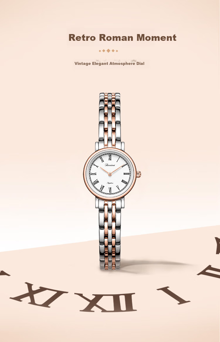 ROSSINI Women's Quartz Watch, Ladies' Watch, Retro Simple Student Wristwatch, Chinese Brand Women's Watch 4