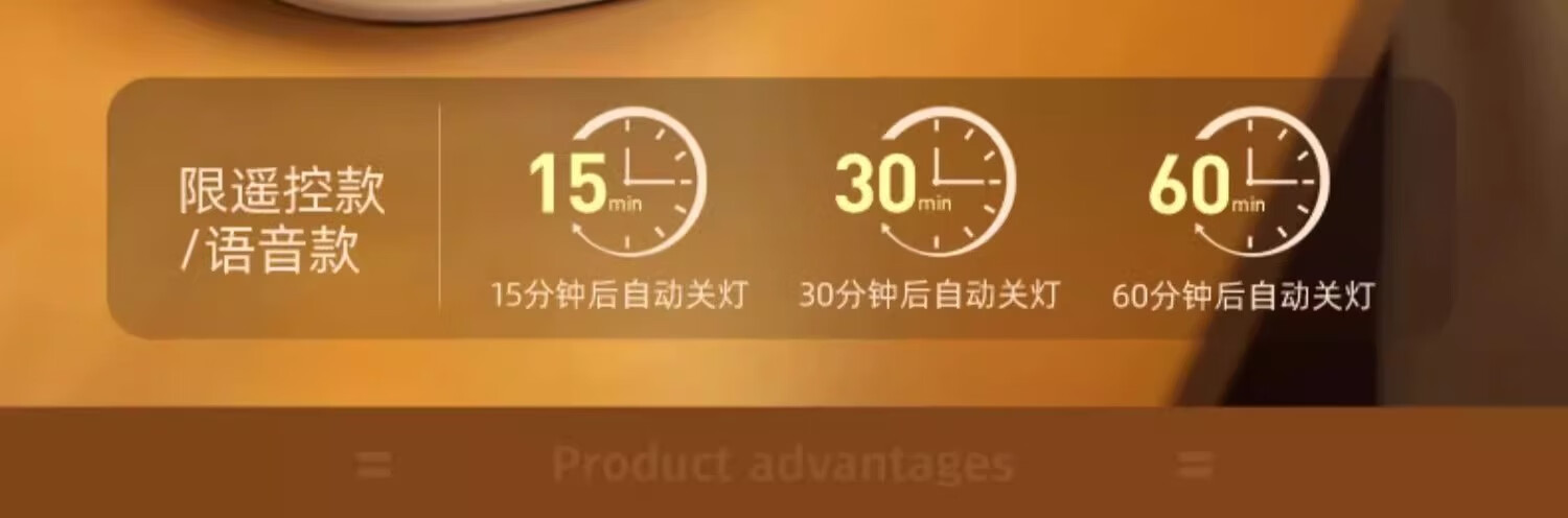 Wanhuo Voice-Controlled Smart Night Light Bedroom Sleep Lamp Bedside Table Lamp Baby Feeding Eye Protection 18