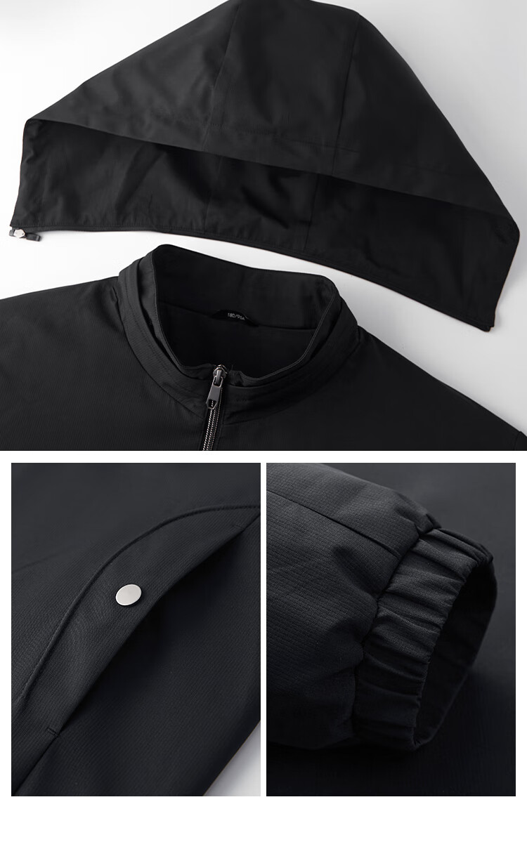 FIRS Men's Autumn Winter Jacket with Fleece Lining Windproof Warm Business Casual Commuter Coat 1