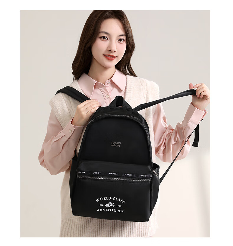 Disney Handbag, Women's Bag, Student Travel Backpack, Cute Mickey Mouse Backpack, Large Capacity Backpack, Lightweight Travel Backpack for Wome 8