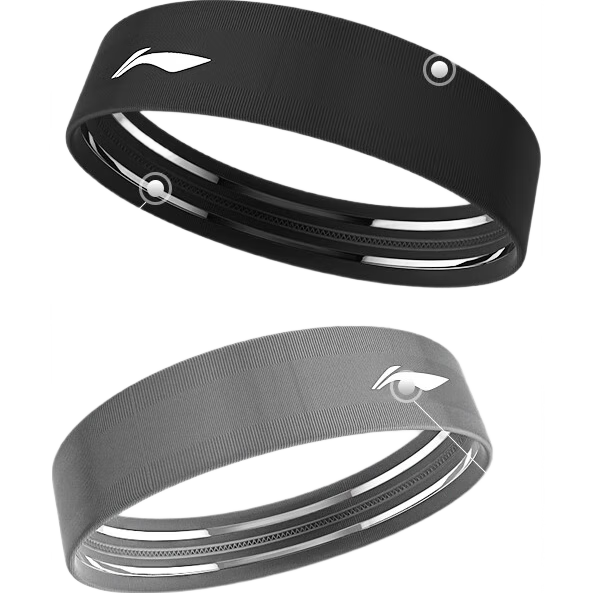 Li-Ning Sports Sweatband Headband for Men And Women, Sweat-Wicking Band for Basketball Running Yoga Anti-Sweat Headband Hair Tie
