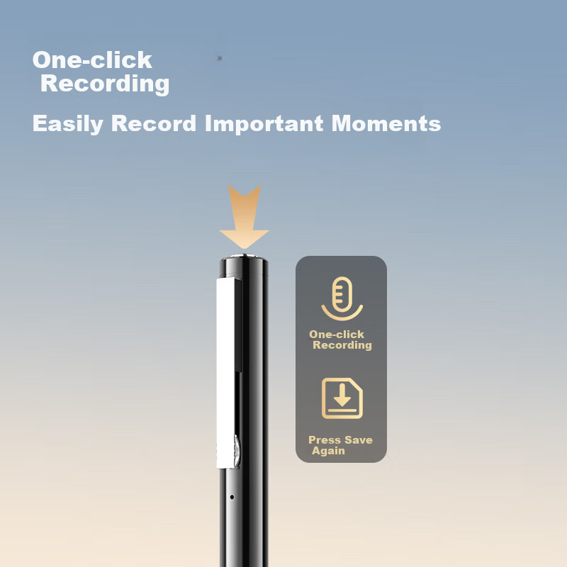 纽曼RV16录音笔32G转文字Ai智能型超长待机会议纪要笔形随身便携式专业高清降噪小型录音神器律师设备