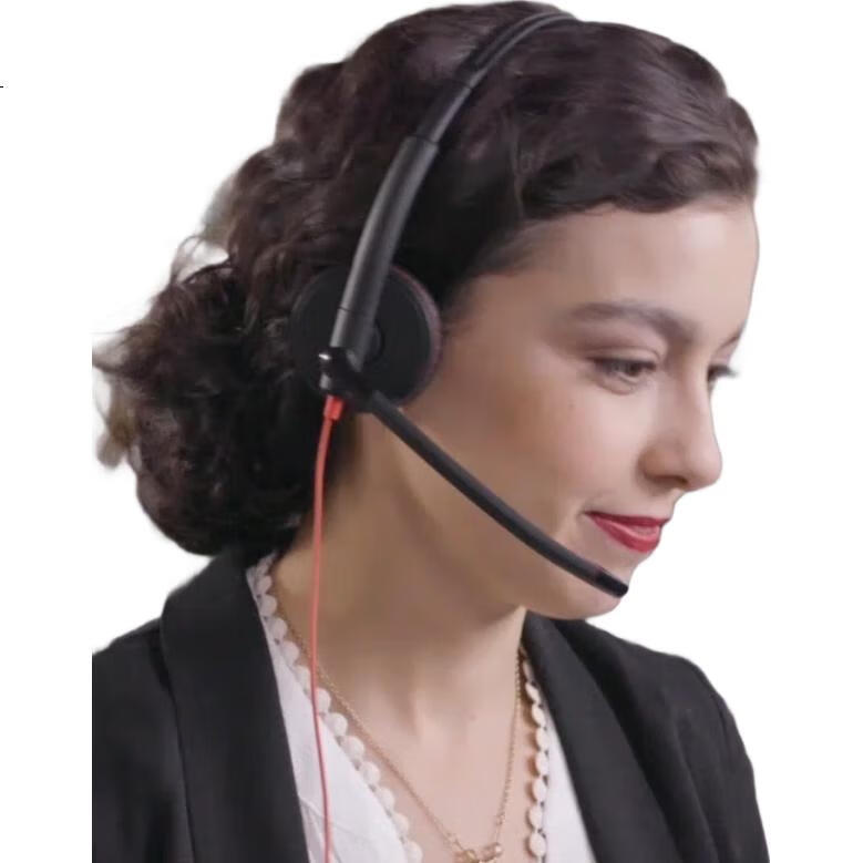 Гарнитура PLANTRONICS polyC3210USB-C/A, односторонняя, с двойным интерфейсом, для колл-центров, офисная, подключается напрямую к компьютерам с встроенным управлением
