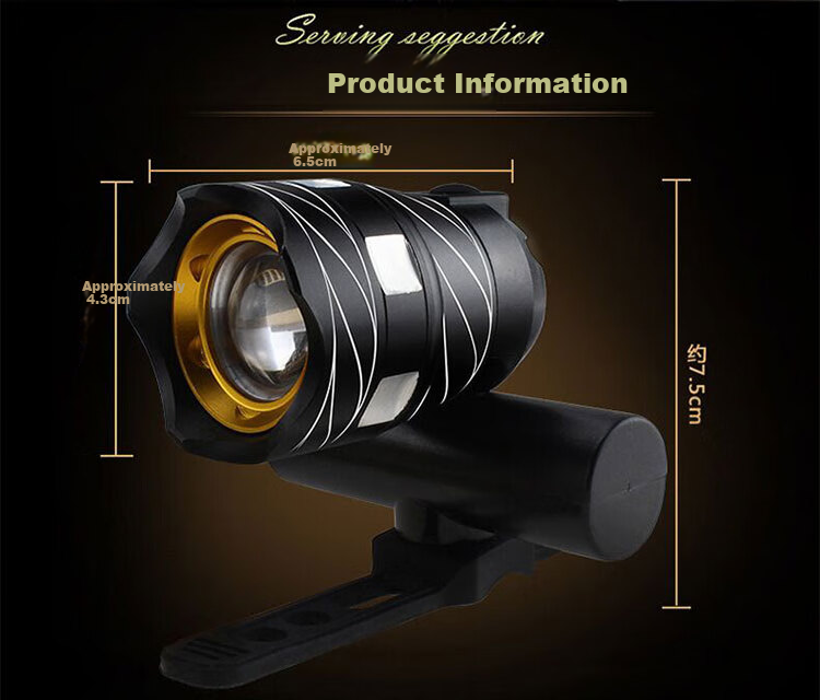 Adandyish Bicycle USB Rechargeable Tail Light, Night Rear Warning Light, Mountain Bike High-Brightness Strobe Light, Random Style 3