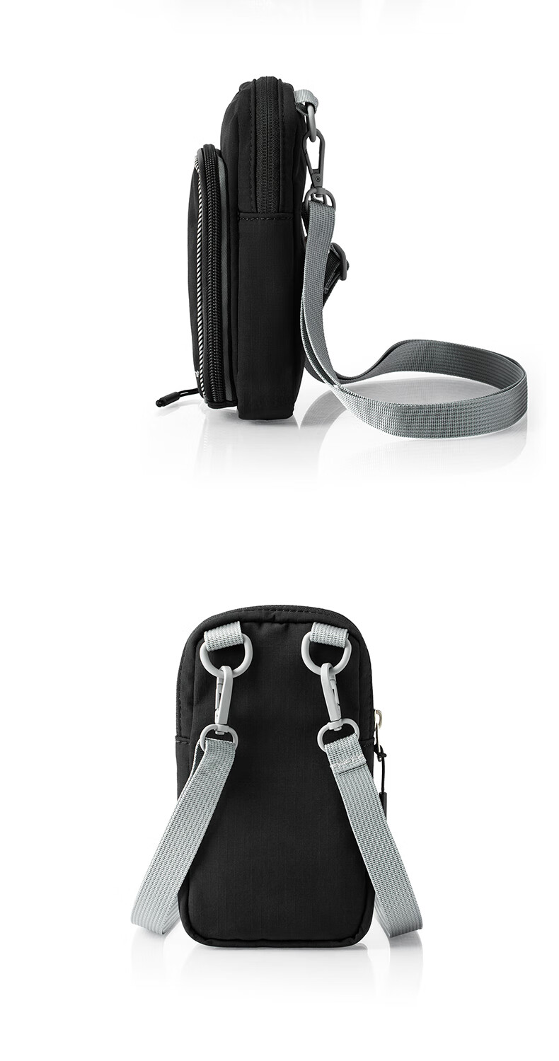 Xinxiuli Shoulder Crossbody Bag, Handbag, Backpack, Travel Bag, Multifunctional Large Capacity, Black 6