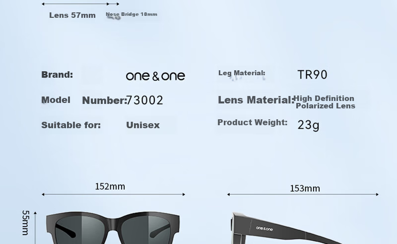 One&one Foldable Sunglasses Clip-On Polarized UV Protection for Women, Can Be Used with Prescription Glasses 22