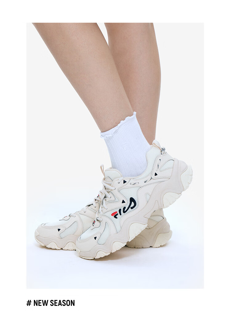 FILA Cat Paw 4 | Women's Chunky Sneakers, Height-Increasing Breathable Platform Sports Shoes, Thick-Soled Casual Shoes 4