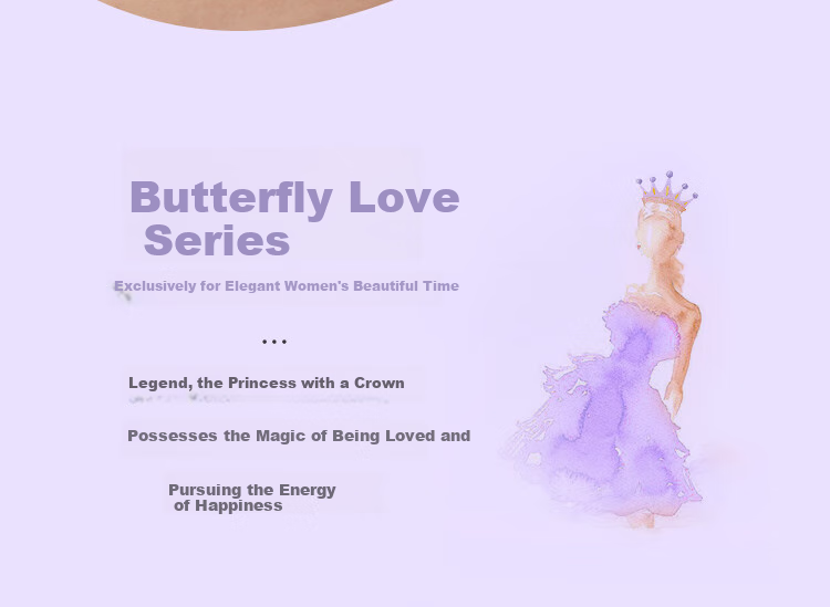 EBOHR Women's Watch, Butterfly Love Flower Crown Skeleton Ladies Mechanical Watch, Birthday Mid-Autumn Festival Gift, 36530120, for Girlfriend 2