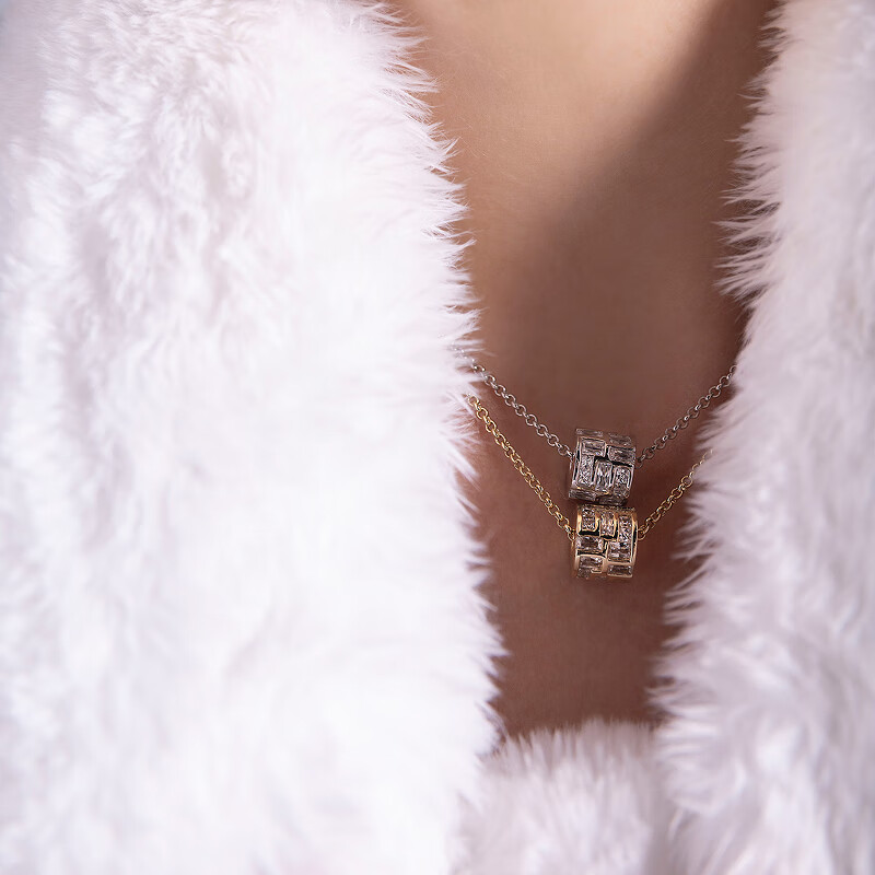 APM Monaco Adjustable Ice Cube Petite Waist Necklace for Women - Gift for Girlfriend, Wife, Birthday, Yang Zi Style