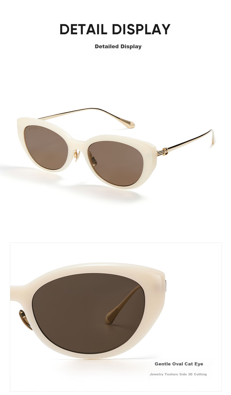 BOLON Sunglasses, Yang Zi's Style Oval Cat-Eye Sunglasses for Men And Women, Driving Sunglasses BL5097A92 7