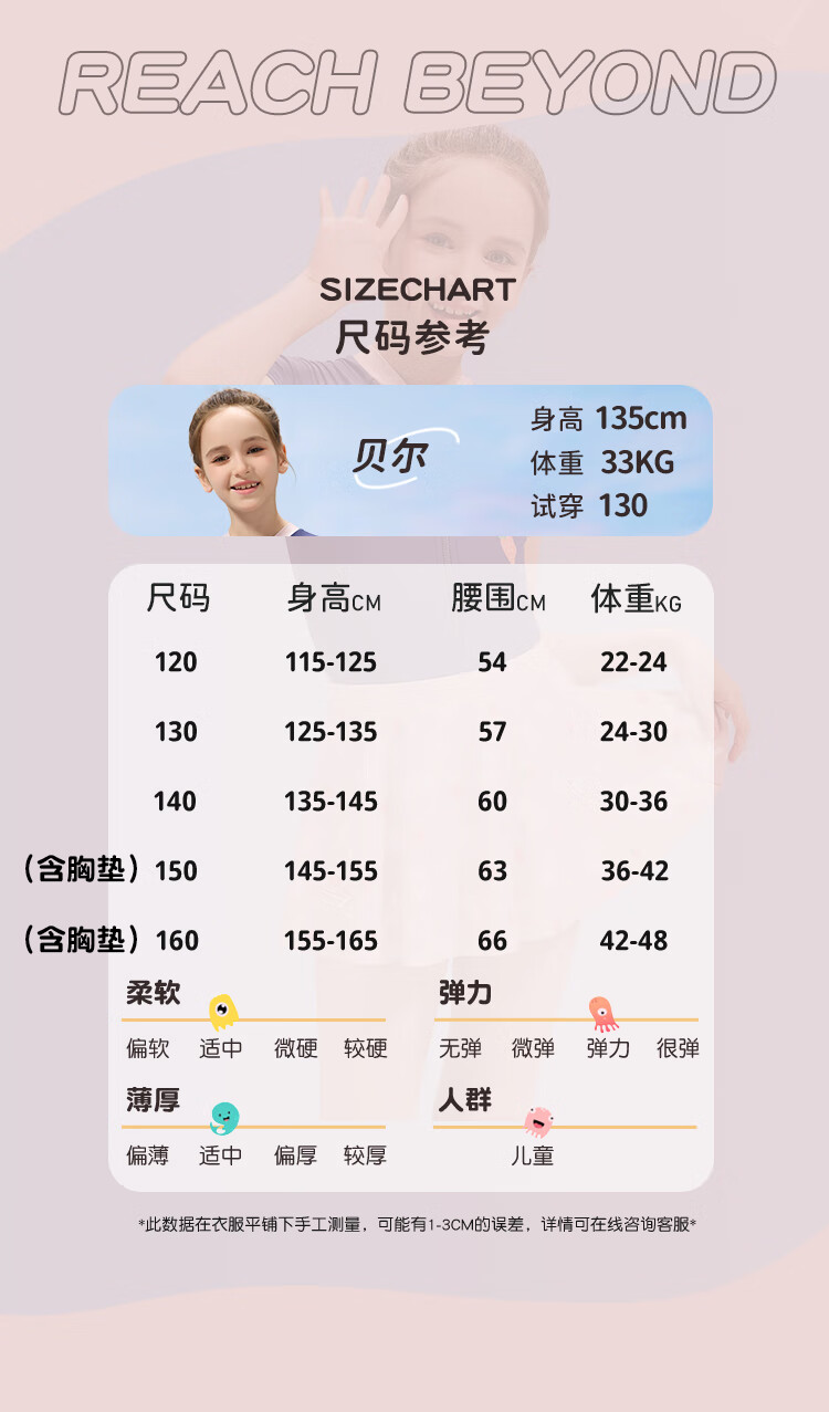 MIZUNO Kids Girls Swimwear One-Piece Triangle Split Skirt Two-Way Youth Training Spa Gear C404 Blue 150 1