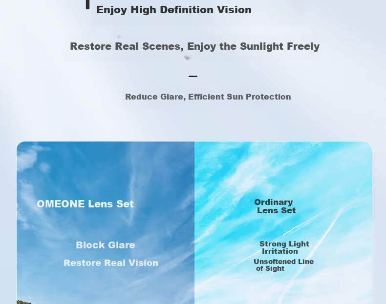 One&one [Can Be Fitted with Prescription Lenses] Polarized Sunglasses, Lightweight, Unisex, UV Protection, for Driving, Night Vision Glasses 20