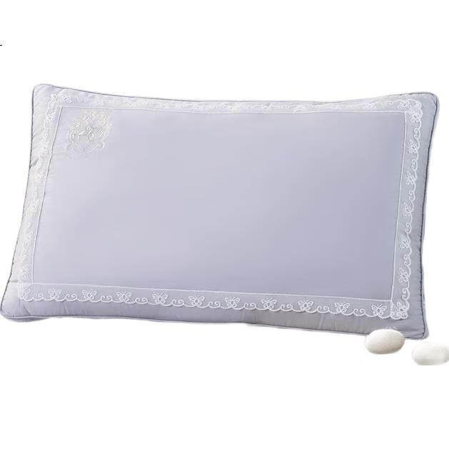 Подушка FUANNA Home Textiles, шелковая, дышащая, мягкая, с низким наполнителем, для взрослых, 70*45 см, 1 шт.