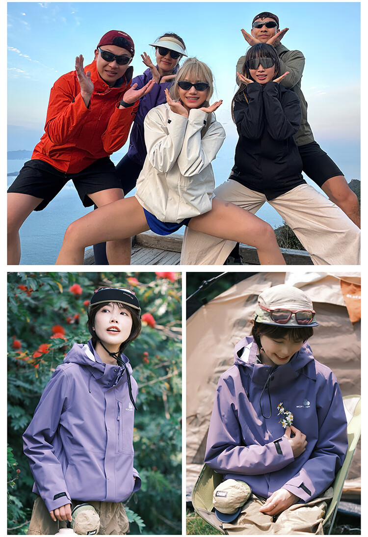 SCALER [Lingfeng] Men's Spring And Summer New Outdoor Breathable Wear-Resistant Mountaineering Hiking Jacket for Women S593 22