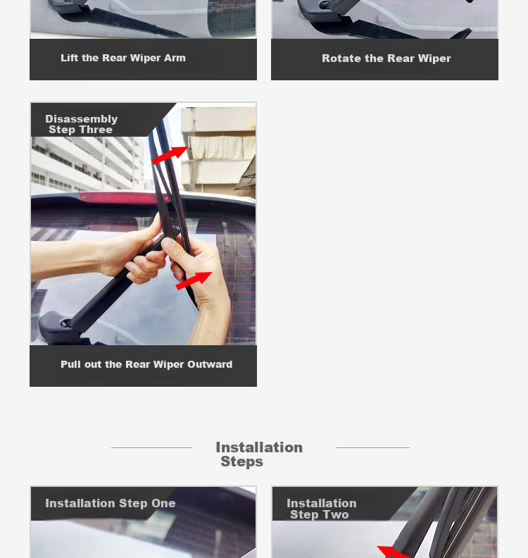 Meisim Jingchi Series, Dihao GS16 to 20 Models, Yanyan 05-16 Models, Sx4 Original 07 to 16 Models, Rear Window Wiper 10