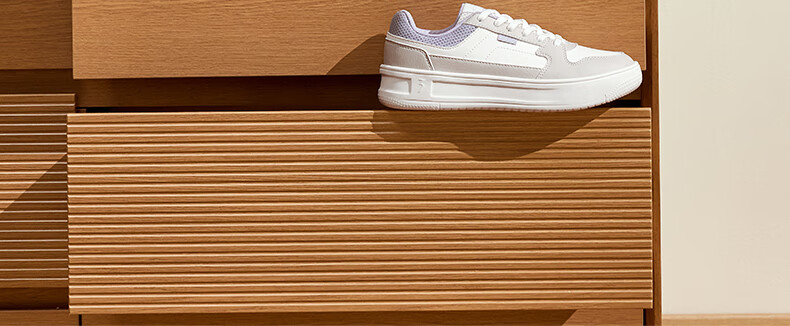 361° Women's Classic White Shoes for Autumn School Season Casual Board Shoes 682536622-1 22