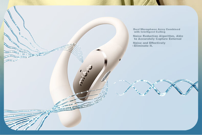 Mibro Open-Style Bluetooth Earphones for Sports And Running, Sweatproof Earbuds Compatible with Apple, Huawei, Xiaomi, Android - White 14