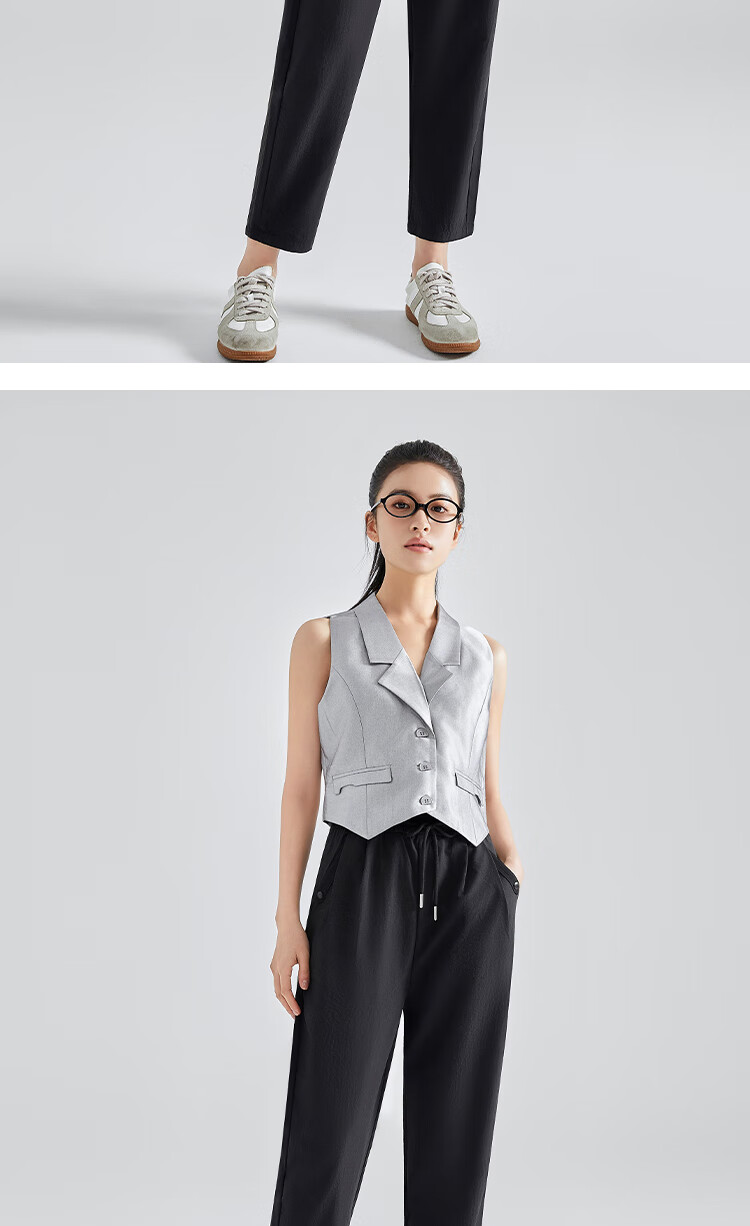 LangSha Straight-Leg Pants for Women, 2025 Summer New Fashion Loose Casual Pants, Lightweight Breathable Carrot Pants 18