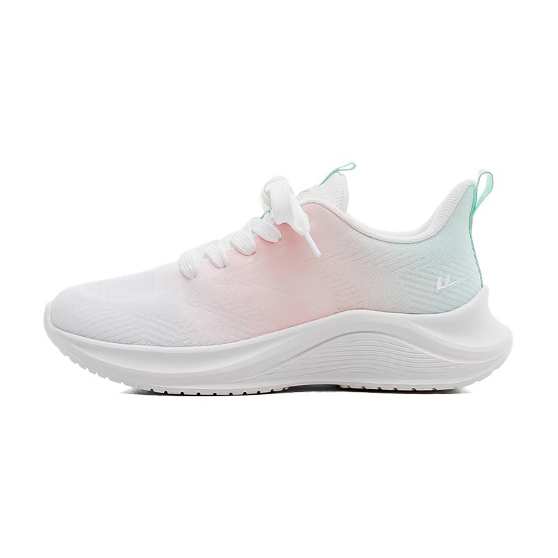 Huili Women's Running Shoes, Breathable Mesh Sports Shoes, Lightweight Comfortable Walking Shoes WXJ0850 White Pink Green 38