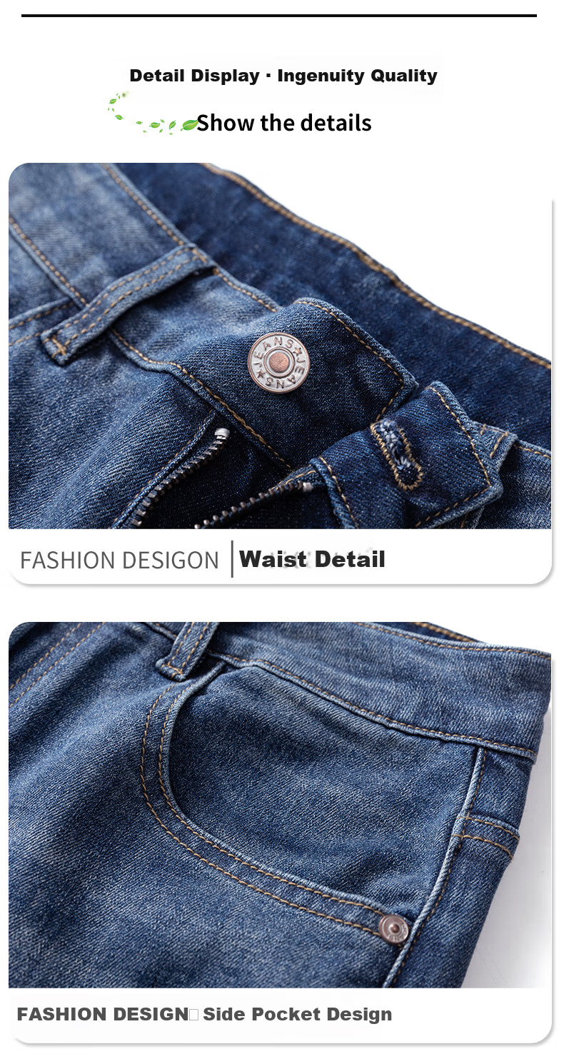 JEANSWEST OUTDOOR Men's Denim Shorts, Casual Mid-Length Pants, Knee-Length Shorts, Men's Summer Wear, Loose-Fitting Outdoor Sports Breathable, Faded Blue, Size 32 18