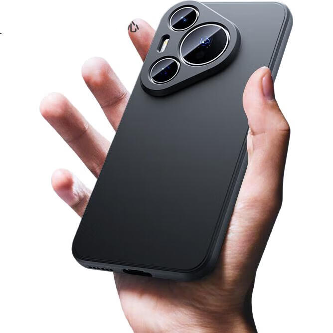 Чехол BIAZE для Huawei P70 Pro/Pro+, Pura70Pro/Pro+, защита от падения, защита от отпечатков пальцев, охлаждение, простой стиль, черный