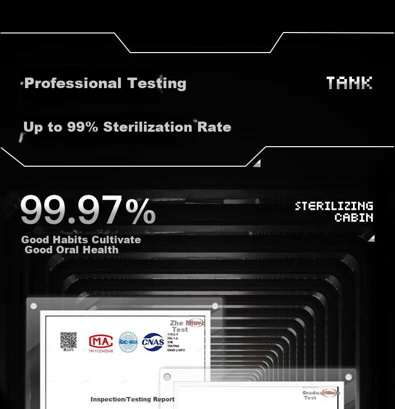 BAIR Large Screen Visual Intelligent Vibration-Scanning Integrated Sonic Electric Toothbrush with TFT Full-Angle Display, Deep Cleaning, Rechargeable Fully Automatic Soft Bristle Gum Protection Student Model, White, I5 11