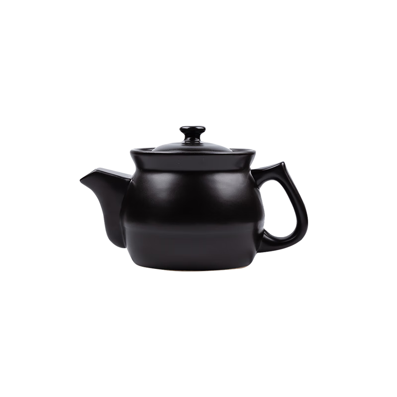 JD Original Ceramic Casserole Pot, Herbal Medicine Decoction Pot for Brewing Tea And Cooking Health-Preserving Cold Tea, Soup Pot Compatible with Open Flame Gas Stove, 2.3L Capacity