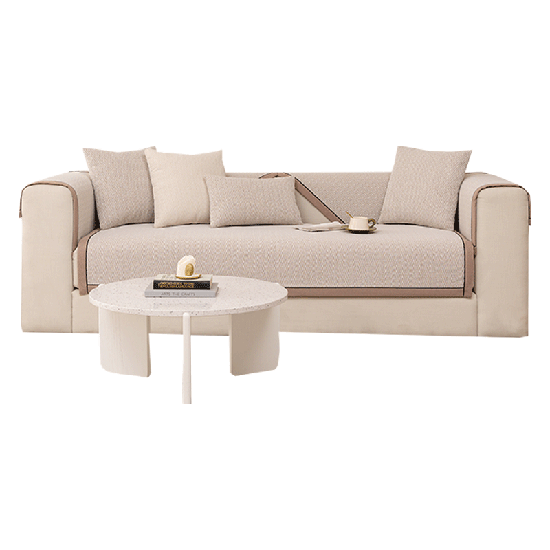 MUJI Sofa Cushion Cover High-Quality Four-Season Universal Non-Slip Seat Cushion 70x70 Bosse Color